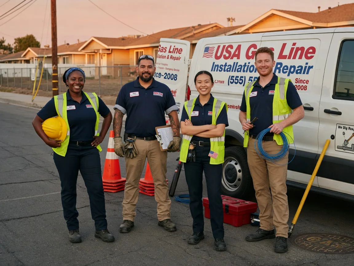 Gas Line Installation company in New Canton, IL